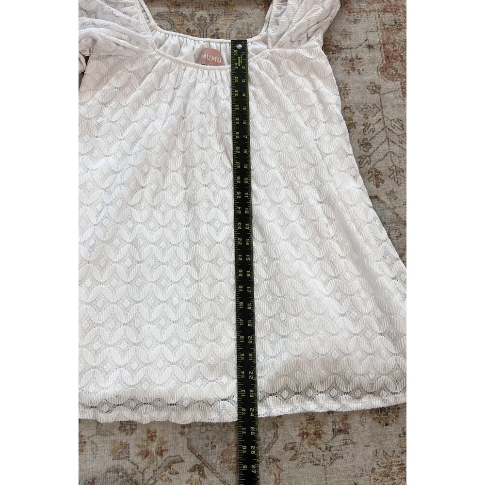 Show Me Your Mumu Flora Spacey Lacey White Mini Dress Womens Size S - Picture 4 of 8